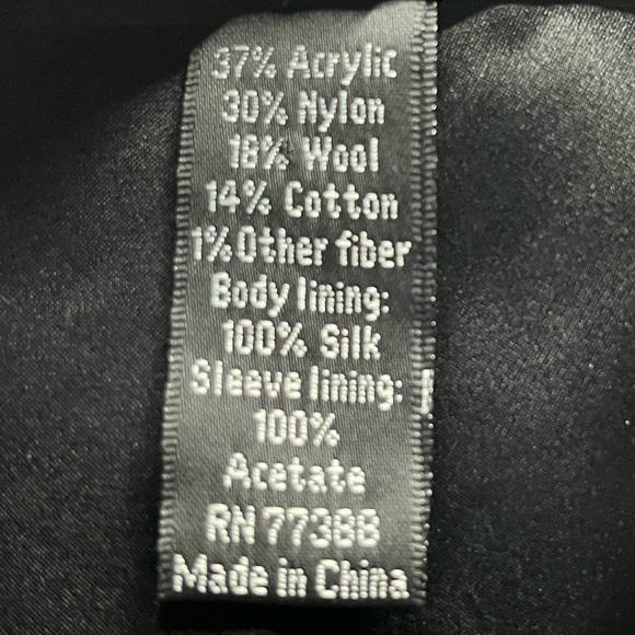 J. Crew Collection Black Sequin Blazer with Zipper Details - Picture 6 of 6